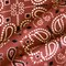 Bandana Handkerchief Red Anti-Pill Premium No-Sew Throw Fleece Fabric Kit (72x60)